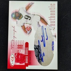 2002 Maurice Morris 2002 SAGE Hit RC Auto SP 610/720 #A28 Seahawks Football